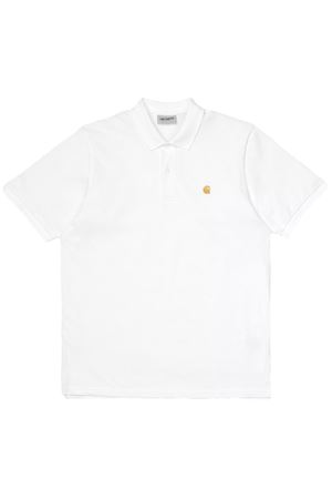 White pique cotton polo shirt CARHARTT WIP | I02380700R